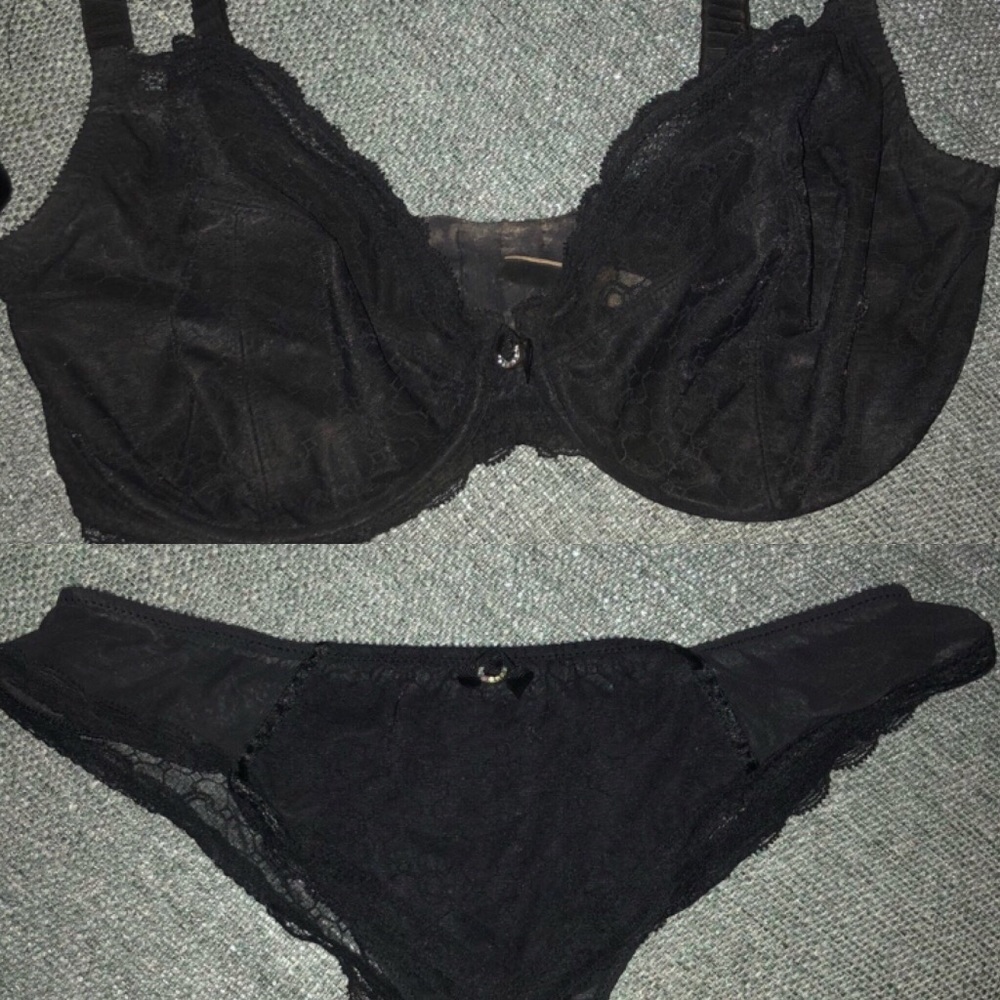 Chantelle Bra and Thong Set